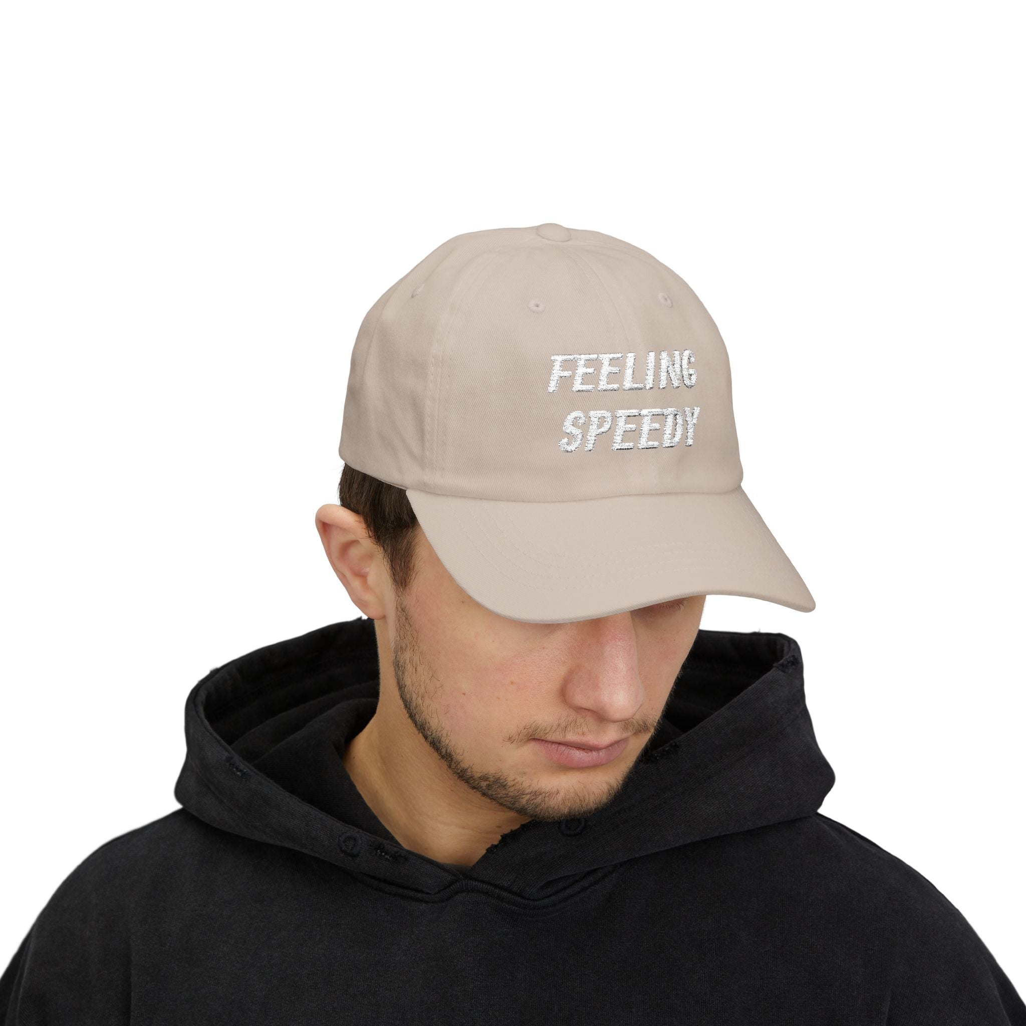 Feeling Speedy Dad Cap | Embroidered Racing Script Hat