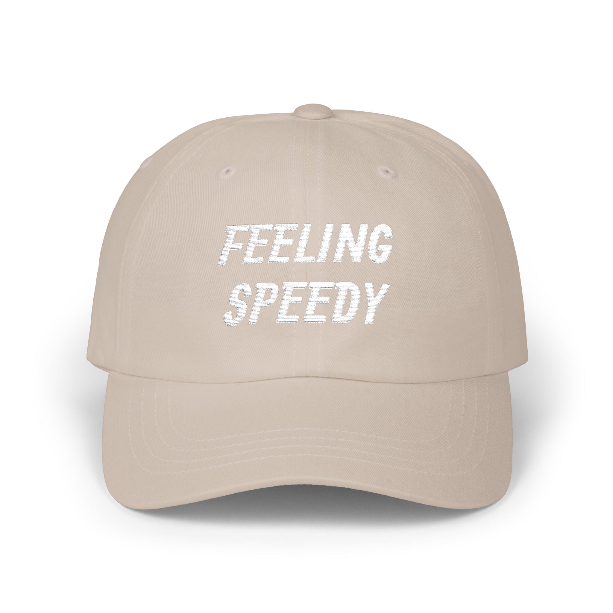 Feeling Speedy Dad Cap | Embroidered Racing Script Hat