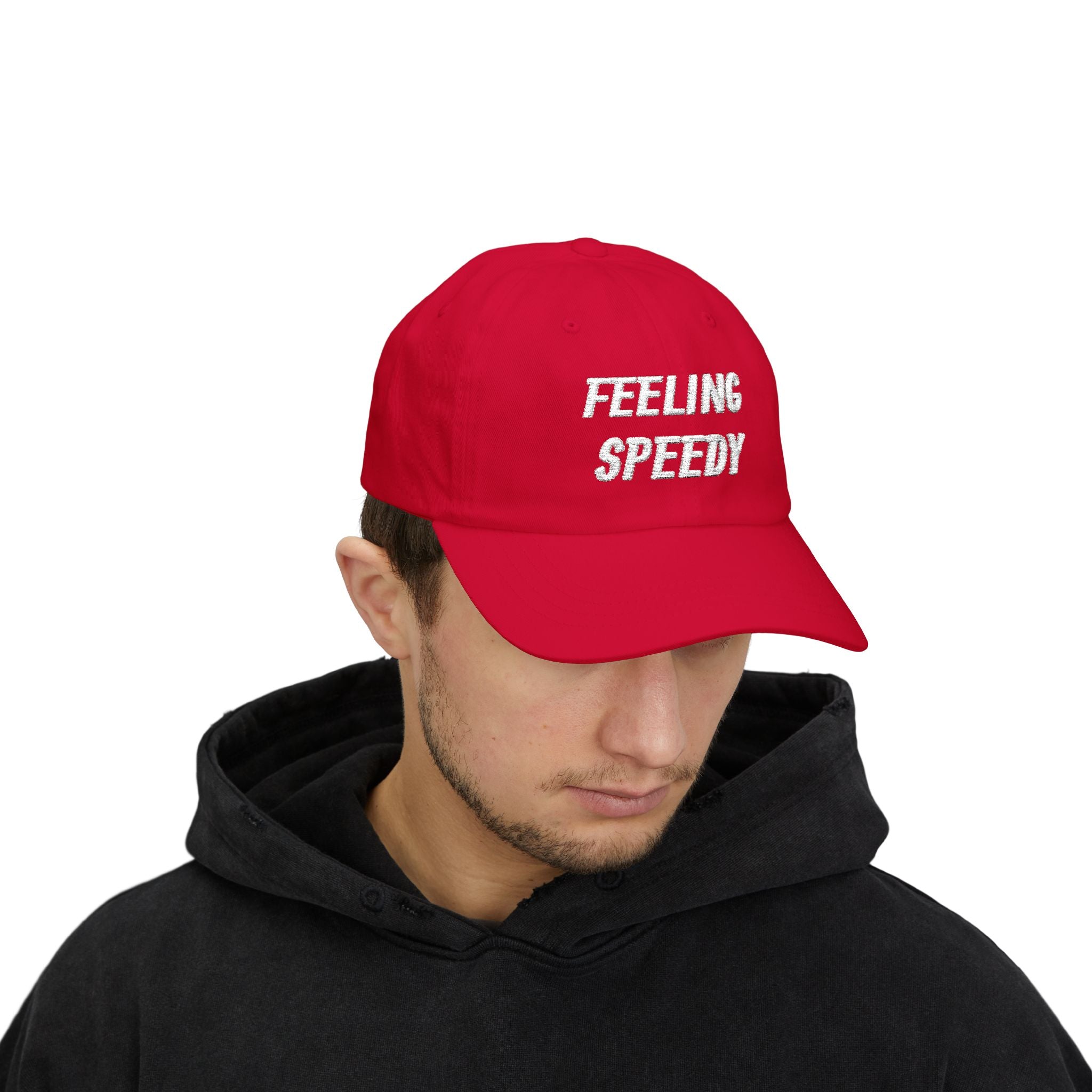 Feeling Speedy Dad Cap | Embroidered Racing Script Hat