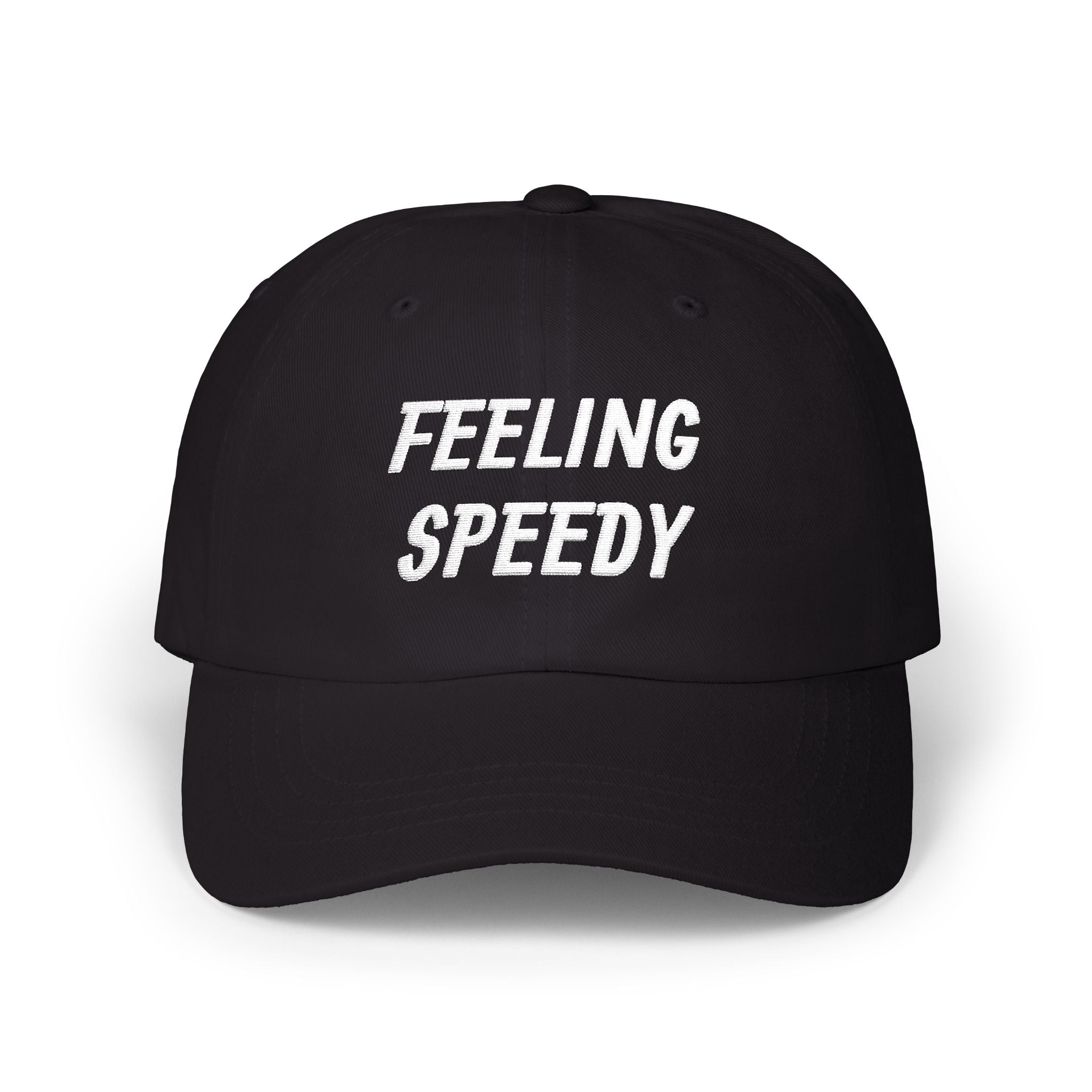 Feeling Speedy Dad Cap | Embroidered Racing Script Hat