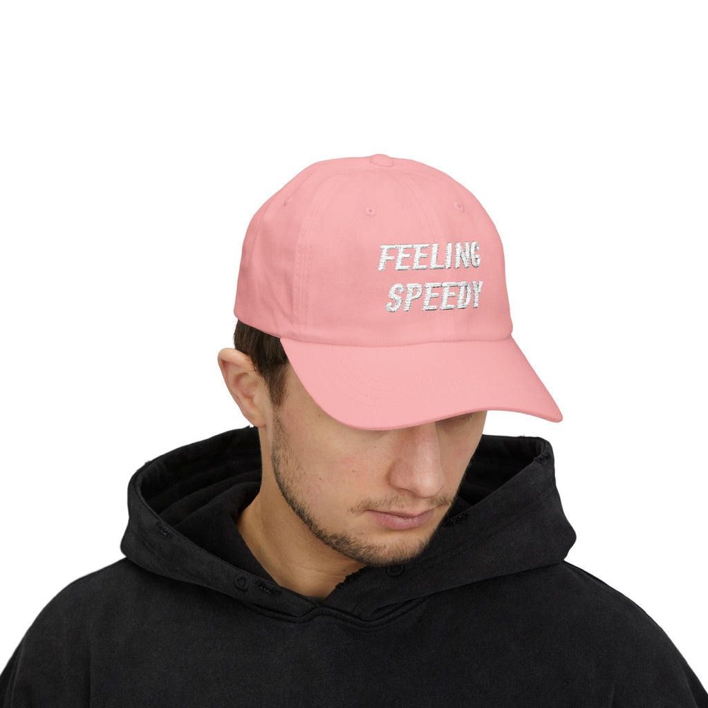 Feeling Speedy Dad Cap | Embroidered Racing Script Hat