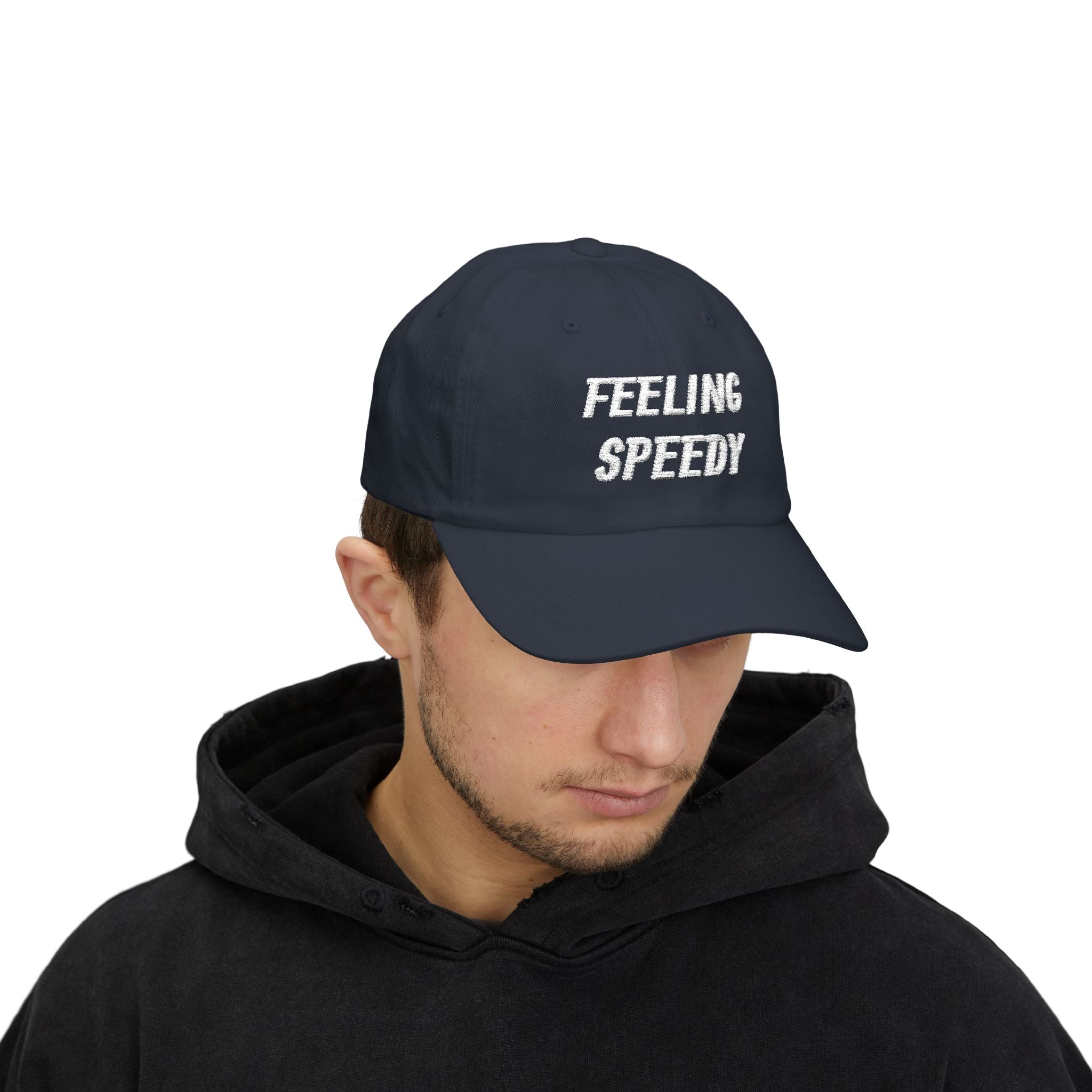 Feeling Speedy Dad Cap | Embroidered Racing Script Hat
