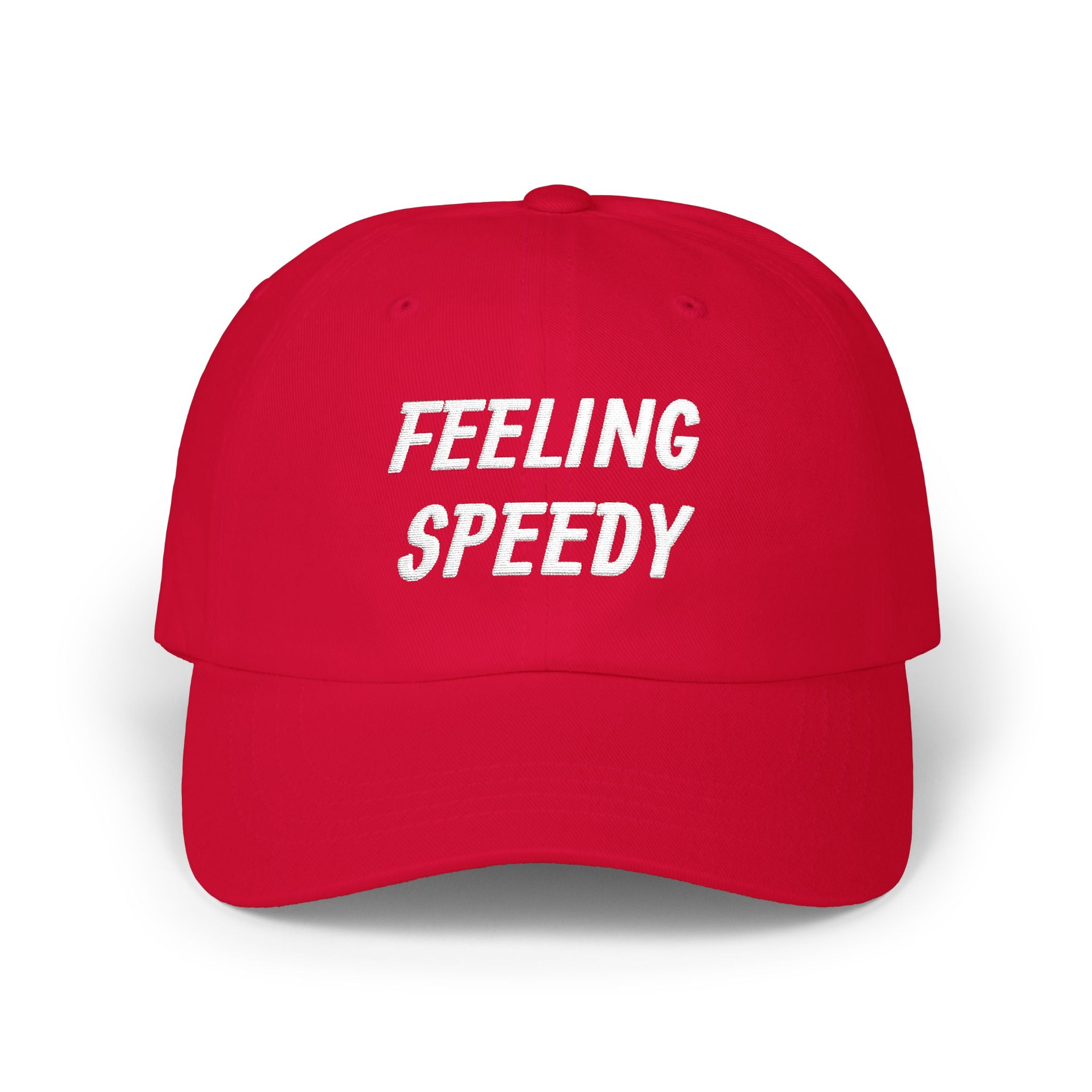 Feeling Speedy Dad Cap | Embroidered Racing Script Hat