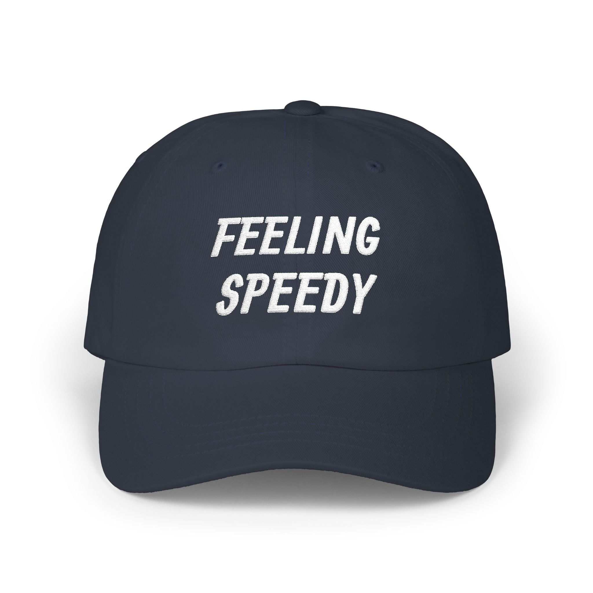 Feeling Speedy Dad Cap | Embroidered Racing Script Hat